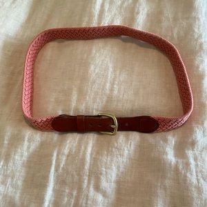 Salmon Cable Knit Belt
